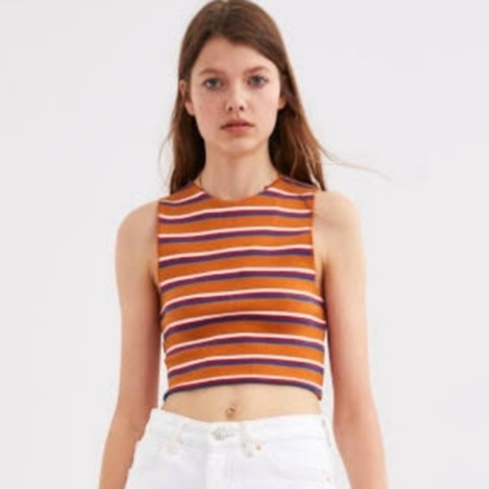 ZARA Stripped Tank Top Size SMALL